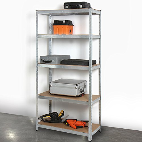 Jago Kellerregal Steckregal praktisches Stecksystem stabile Metallkonstruktion in Verschiedenen Größen (90 x 60 x 180 cm / 875 kg) - 9