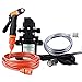 Produktbild ANJING Tragbarer Elektrischer Hochdruckreiniger,12V elektrische Autowäscher für Auto, Haustier, Fenster, Bewässerung und Camping