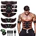 Produktbild EMS Trainingsgerät Bauchmuskeltrainer Bauchtrainer Muskelstimulator mit 6 Modi und 10 Intensitäten für Muskelstimulation /-Regeneration, via USB Aufladen, 2019 Neuest