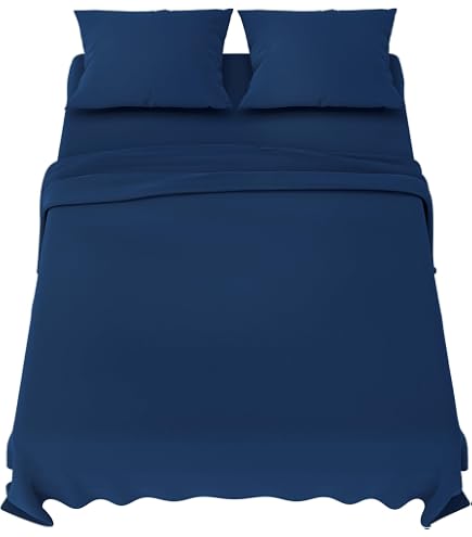 Drap Housse 140x190 Avec Bonnet 30cm + 2 Taies D'Oreiller - Microfibre Douce Verdure Pour Matelas Épais