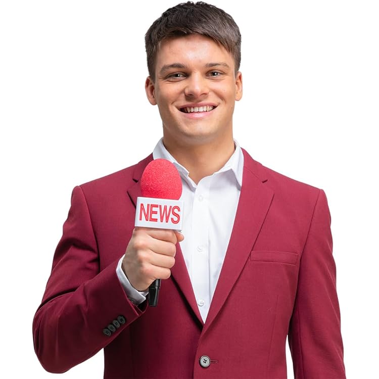 Maazusa News Reporter Costume Accessory Set For Reporter