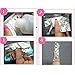 niceEshop(TM) 100pcs Professional Nail Art Aluminium Foils Wraps to Soak Off Acrylic Nails Polish And for UV or LED Gels Removal