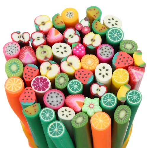 DancingNail - Lote de 50 barritas de pasta Fimo para manicura