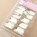 LyDia® Professional 10 Sizes 100pcs Package False/Fake French Nail Tips in most popular colours White/Clear/Natural for Nail Art Acrylic/UV Gel/French Nail/Nail Extension/Nail Decoration + Free 2g Nail Adhesive Glue (100pcs NaturalNailTips-3+Glue)