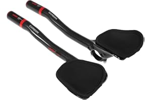 LUCHONG Carbon Fiber Bicycle TT Handlebar - 31.8mm Aero Bars for Triathlon Bike