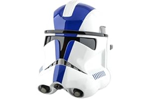 WINBST Star Wars Full Masks, Mandalorian Helm Mask, Halloween Cosplay Clone Trooper Imperial Stormtrooper Helmet Toy Prop for Party Halloween Carnival About 24inch Head Scope