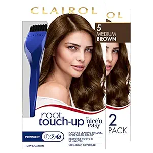 Clairol Nice n Easy Root Touch-Up 005 Medium Brown 1 Kit (Pack of 2)