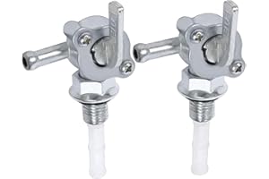 AISIKOO Benzinhahn Schalter M10 (2 Stück) Benzinhahn Stromerzeuger Schalter Benzinhahn Universal Benzinhahn für Generator Kraftstofftank Motorräder Offroad Karts