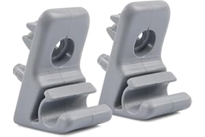 ROBUST CAR PARTS ROBUST 2 Pcs Sunvisor Mounting Clip Bracket Grey for Fiat Punto Fiorino Doblo Palio Bravo 713812631 735362747