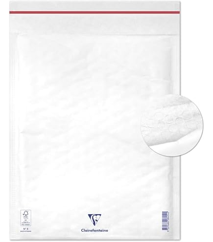 Buste Imbottite Per Spedizioni - Con Bolle D'Aria Kraft E Bianche, 10 Pezzi 120x220mm - Foto 11