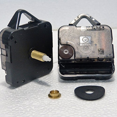 Clock Spare Parts Nuevo Repuesto Ticking Cuarzo jóvenes Ciudad 12888 Reloj Movimiento Mecanismo Motor - DIY - Accesorios - (Largo - 23,5 mm Longitud Total de Eje)