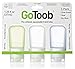 Humangear GoToob 3er-Pack große Reiseflaschen, Herren, Go Toob, Clear/Green/Blue