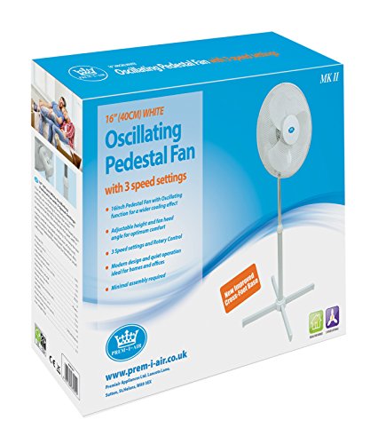 Standventilator, 3 Geschwindigkeitsstufen, oszillierend, 40 cm Durchm. - 2