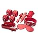 Produktbild E Support™ SM Bondage Restraint 7 Stücke Restraints Handcuffs Wrist Cuffs Rope Blindfolds Fesseln Set für Paar-Geliebt Erwachsene
