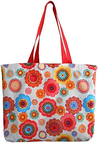 Beach bag / Shopping bag / Leisure bag "Summer 2018" - 48x35x10cm - 100% Cotton - Washable in washing machine - Handmade in Barcelona