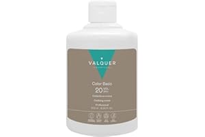 VALQUER LABORATORIOS VALQUER Agua Oxigenada en Crema Estabilizada 20 Volúmenes 6% | Oxidante para Coloración Capilar Permanente y Decoloración | Vegano con Ingredientes de Origen Natural | Profesional | 500 ml