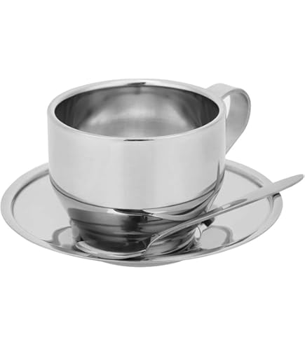 Ymiko Tasse Doseuse à Café En Acier Inoxydable Avec Poignée