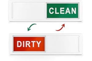 INF Magnet für Geschirrspüler CLEAN/DIRTY-Schild Rot/Grün/Weiß Spülmaschinenmagnet Indicator Geschirrspüler Küchenzubehör Kitchen Gadgets