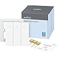 BroadLink Smart Wall Light Switch Single Live Wire Switch No Neutral or Capacitor Required Push Button Compatible with Alexa Google Home and IFTTT Hub Required- White