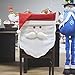 Produktbild WEIWEITOE-DE Christmas Chair Covers Santa Claus Snowman Dining Chair Covers for Christmas Holiday Party Festival Kitchen Dining Room Chairs