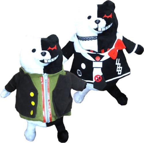 Dangan refute hope and despair Gakuen high school students The Animetion Monokuma cosplay BIG stuffed full set of 2