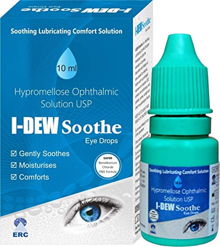 I-DEW Soothe Daytime - Soulagement instantané des yeux secs, gouttes oculaires lubrifiantes sans conservateur - Soldes d'hiver rabais de 50% - Convient aux utilisateurs de lentilles cornéennes