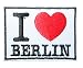 Produktbild shirt-side gmbh Patch Aufnäher Aufnäher I Love Berlin