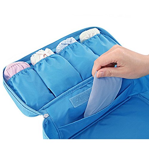Tragbare Reisen aufbewahrungstasche Kosmetikum Tasche Sport 5-Farbe – Blau - 3