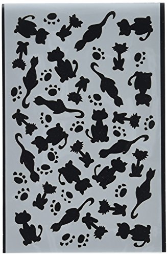 Preisvergleich Produktbild Ranger Schablone Katzen, klein, transparent