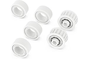 ANTOBLE 4 x Führungsräder und 2 x Riemenscheiben-Getriebe-Ersatzteile, kompatibel mit Maytronics Dolphin Nautilus, Nautilus CC Plus, M200, M400, M500, Premier Poolreiniger, Teilenummer 3884997-R6