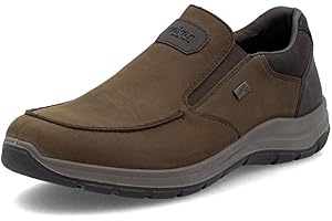 Rieker Herren Slipper 03651 Männer Slip On lose Einlage wasserabweisend riekerTEX schwarz 00 EU UK