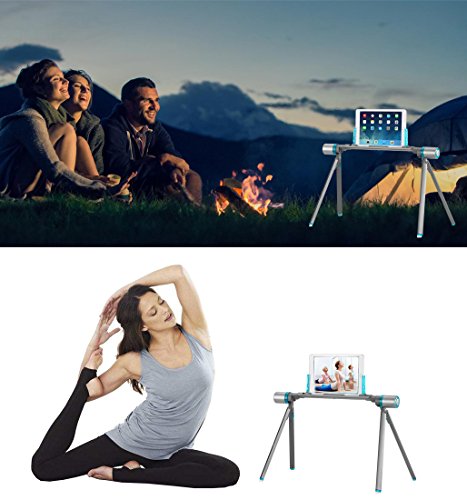 ZenCT Tablet Ständer iPad Halterung, Kompakt und Faltbare Tablet Halter für Max 10 Zoll Tablets, Phablets, E-Reader und Smartphones; iPads, Google Nexus 7/10/4, Samsung Galaxy Tab - 7