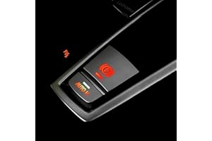 TZYSZDB Botón de Freno de Interruptores Electrónico Accesorios para BMW F10 X3 X4 X5 X6,Cubierta de luz de Botón de Estacionamiento de Freno Cromado para BMW F07 F01 F25 F26 F11 F06 F16