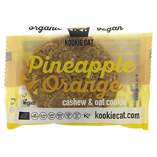 Kookie Cat | Pineapple & Orange Cookie | 6 x 50g