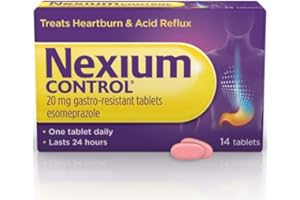 Nexium Control 20 mg, 500 ml Tablet, 14 Count, (Pack of 1)