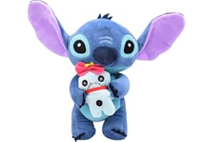 BESTZY Peluche Stitch Giocattoli Soft Animal Ripiene Bambola 25cm Peluche Animali di Peluche Regalo Compleanno Collezione per Bambini Ragazzo Ragazza