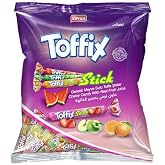 Elvan Toffix Stick Meyveli Mix Şeker 800 Gr. (1 Poşet)