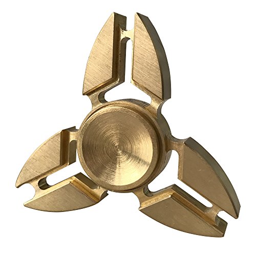 Mokiki Hand Fidget Tri-Spinner EDC Focus Finger Toy Pure Brass ADHD Stress Relief High-Speed Bearing 3-5 Mins Spins Gold Mokiki Hand Fidget Tri-Spinner EDC Focus Finger Toy Pure Brass ADHD Stress Relief High-Speed Bearing 3-5 Mins Spins Gold