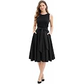 Mrugneni Crepe A-Line Skirt with Bow Tie, Knee Length 25 Inch, Free Size Waist 28-44 Inch, Available