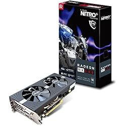 Sapphire Nitro+ Radeon RX 580 4GB GDDR5 - Tarjeta Grafica (GDDR5 Dual HDMI/DVI-D/Dual DP) Negro