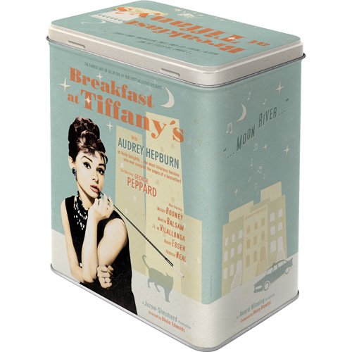 Nostalgic-Art 30119 Breakfast at Tiffany’s Blue, Vorratsdose L - 2