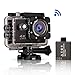 Produktbild Action-Kamera 4K WiFi, 2-Zoll-LCD-Bildschirm Ultra HD wasserdichte Tauchkamera Sport DV-Camcorder mit 4K / 30fps Video, 16MP Foto und 170 Weitwinkelobjektiv, 2 Akkus, 17 Zubehör-Kits