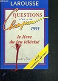 QUESTIONS POUR UN CHAMPION. Livre-jeu 1995