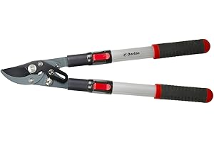 Darlac Telescopic Bypass Loppers – Powerful & Lightweight – Extendable Handles for Higher Branches – Ideal for Cleaner Cuts – 35mm Cut Capacity – SK5 High Carbon Steel Blade