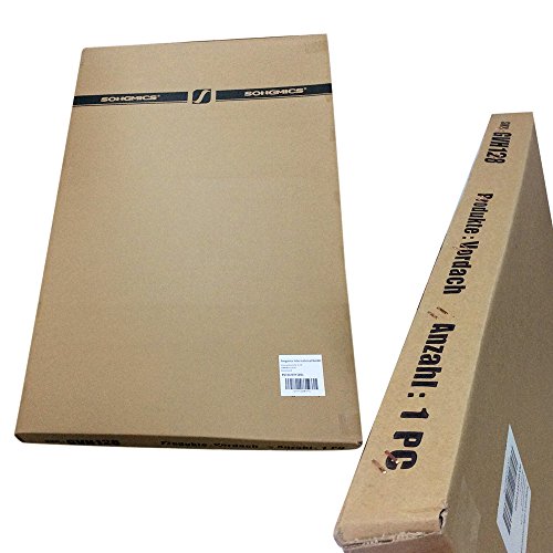 Songmics 125 x 75 cm Vordach Überdachung Transparentes 3 mm GVH128 - 6