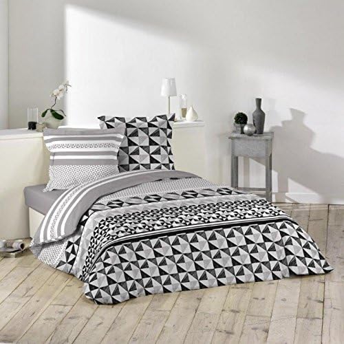 100pourcentcoton 240x220 cm + 2x Pillow 63x63 cm Ariel Duvet Cover 100% Cotton 57 Thread Count/cm2