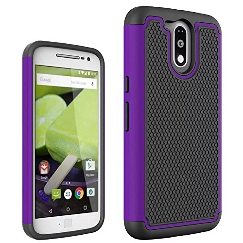 Dooki  Moto G4   G4 Plus Funda  Fuerte Tenaz  Alto Impacto   Tarea Pesada   A Prueba de Choques   Resistencia a las Ca  das   H  brido 2 en 1  Duro Silicona Caucho Doble Capa Protectore Tel  fono Caso Carcasa Para Motorola Moto G4   G4 Plus