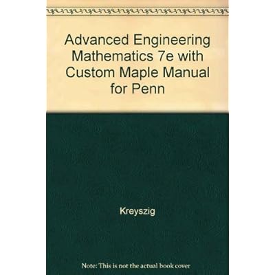 Advanced Engineering Mathematics 7e With Custom Maple Manual For Penn Pdf Download Lgopinatha