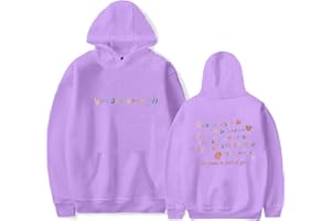 YINGKE Damen Dear Person Behind Me You Are Enough Bunter Druck Personalisierte Streetwear Hoodie Unisex Übergröße Pullover Kapuzenpullover