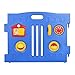 MCC Plastic Baby Playpen with Activity panel & Floor Mats 8 Sides